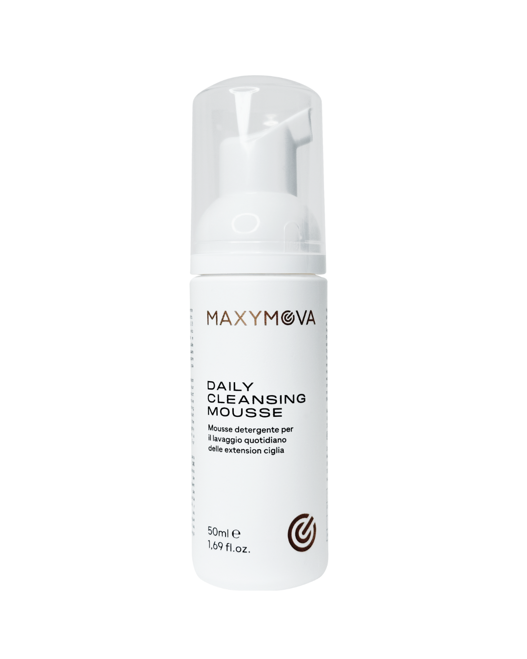 MOUSSE LIMPIADORA PARA PESTAÑAS Y CEJAS MAXYMOVA 50 ML