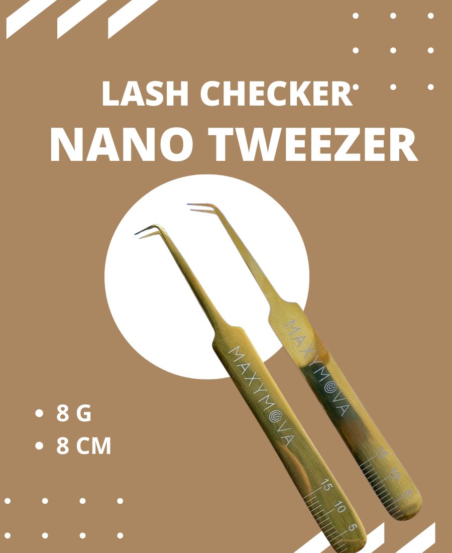 LASH CHECKER 2 TYPES - NANO TWEEZER MAXYMOVA – PRECISION TOOL FOR LASH ARTISTS