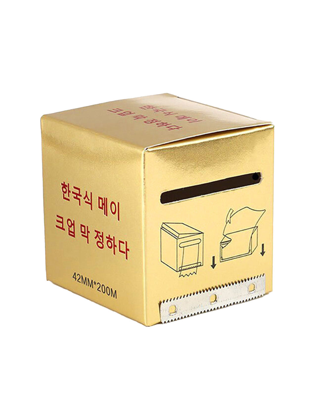 ENVOLTORIO DE LAMINACION DE CEJAS - PELICULA PROTECTORA DE 200 M PARA CEJAS Y LABIOS - ULTRA DELGADA, ELASTICA Y ADHESIVA - CON CAJA DE CORTE