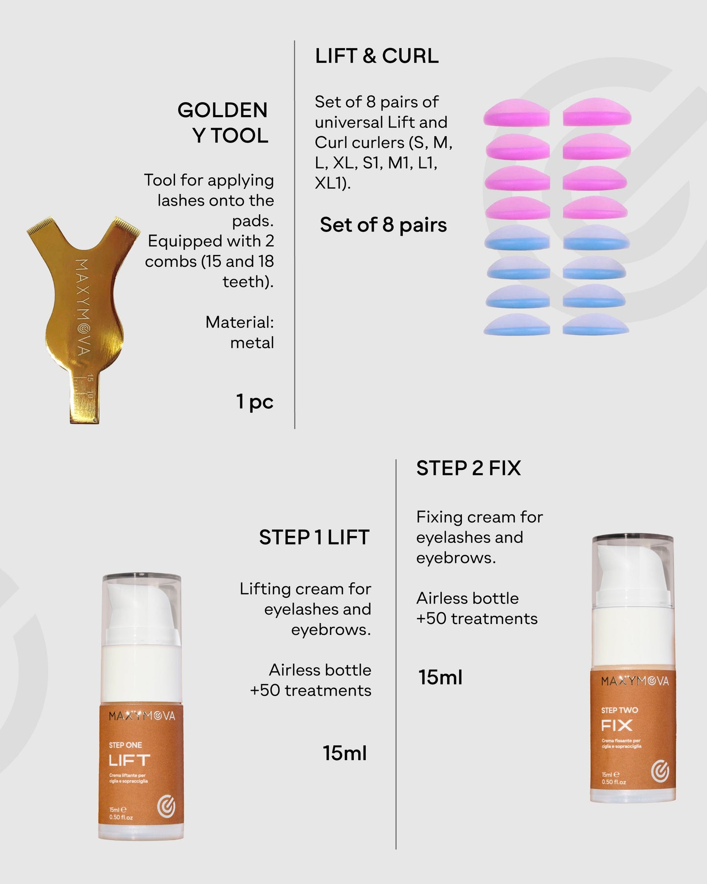 KIT BUSINESS LASH&BROW LAMINATION MAXYMOVA. EFICIENCIA PROBADA. RESULTADOS PROFESIONALES.