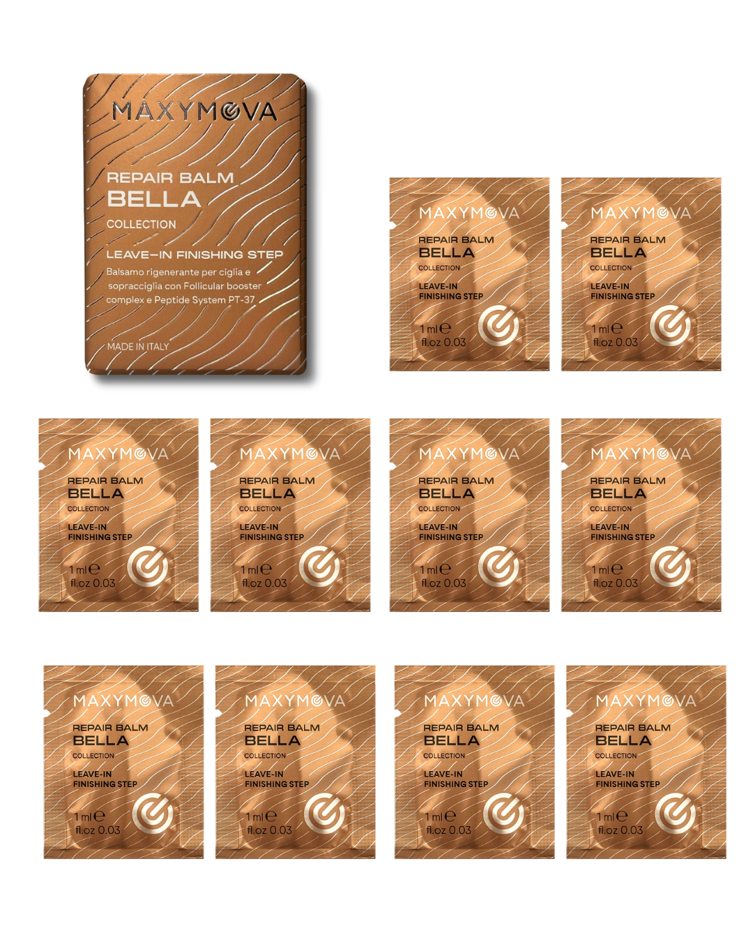 REPAIR BALM MONODOSE SACHETS – BELLA COLLECTION KOREAN LASH & BROW SYSTEM – 10 X 1 ML