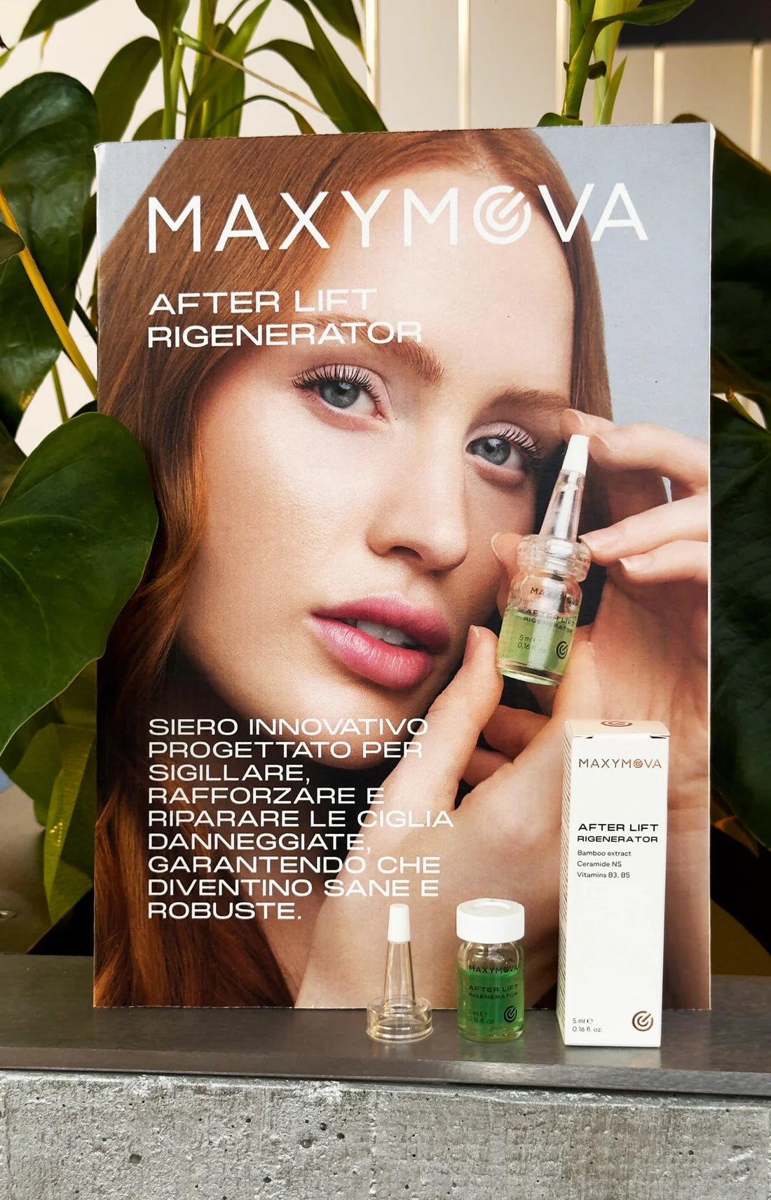 EXPOSITOR DE mostrador AFTER LIFT SERUM MAXYMOVA – IDEAL PARA SALONES DE BELLEZA