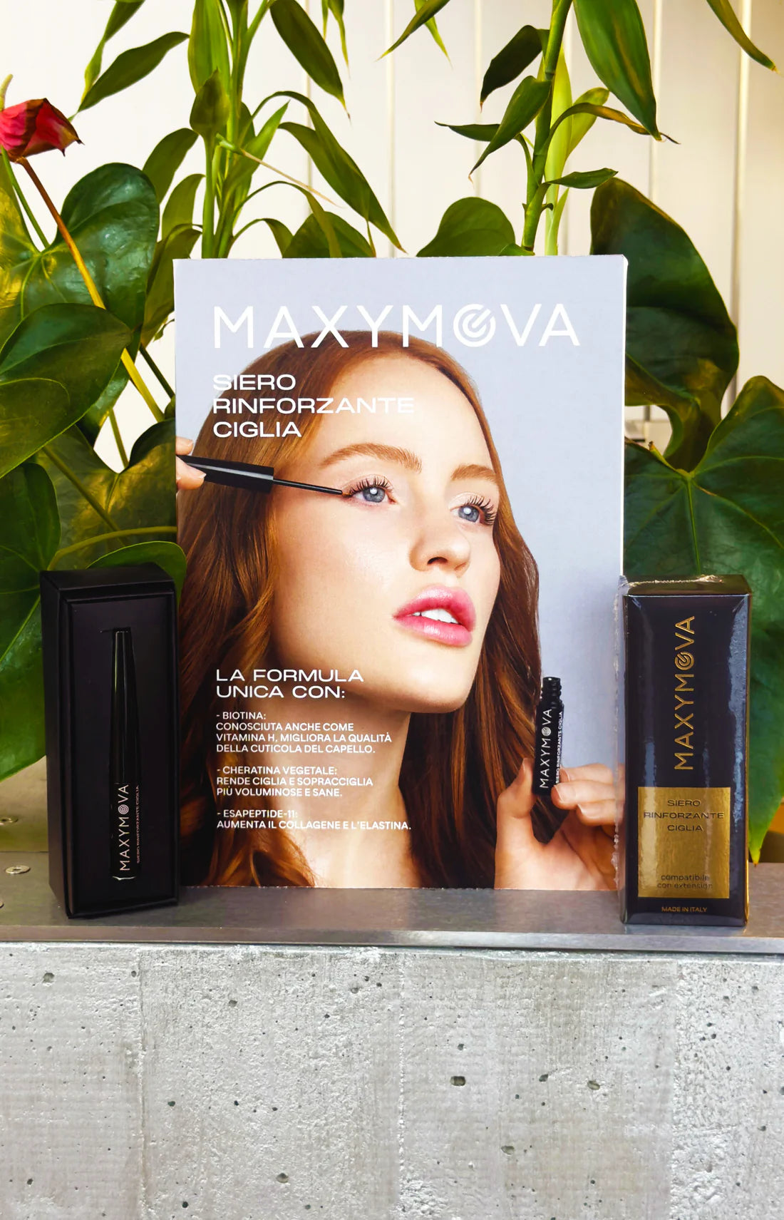 EXPOSITOR DE mostrador SÉRUM REAFIRMANTE MAXYMOVA – IDEAL PARA SALONES DE BELLEZA