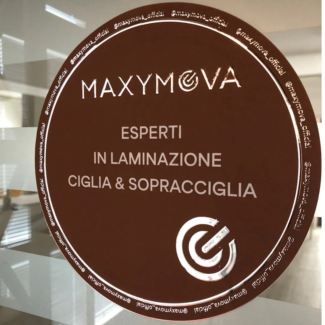 Adhesivo para escaparate de salón Lamination Expert Versión italiana