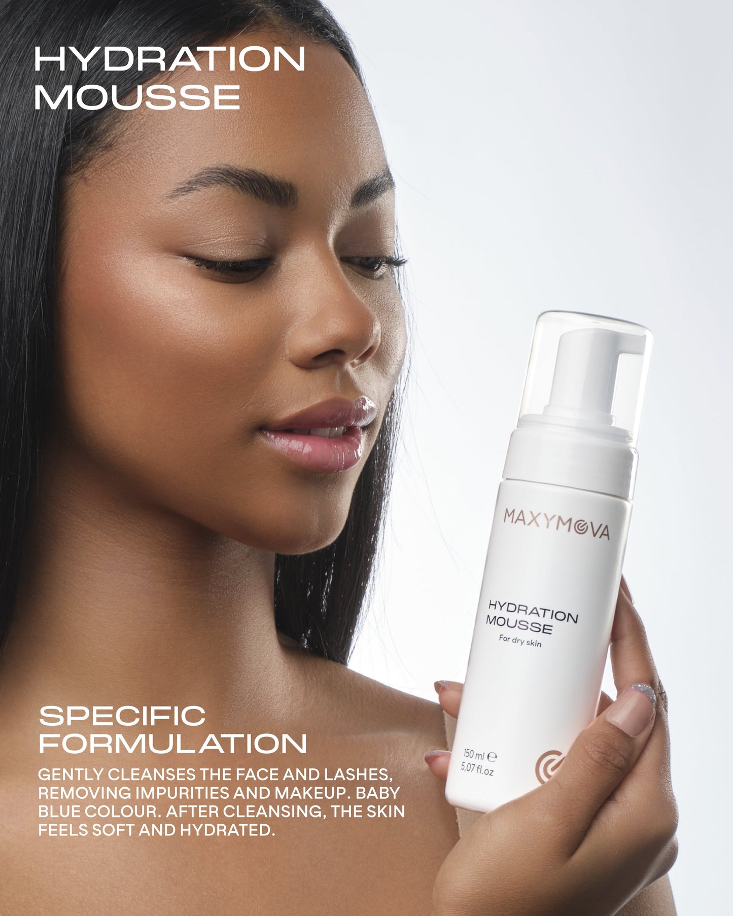 SET 10 MOUSSE HIDRATANTE 50 ML LASH&FACE CON ALOE VERA ORGÁNICO, EXTRACTO DE ROSA DE JERICÓ