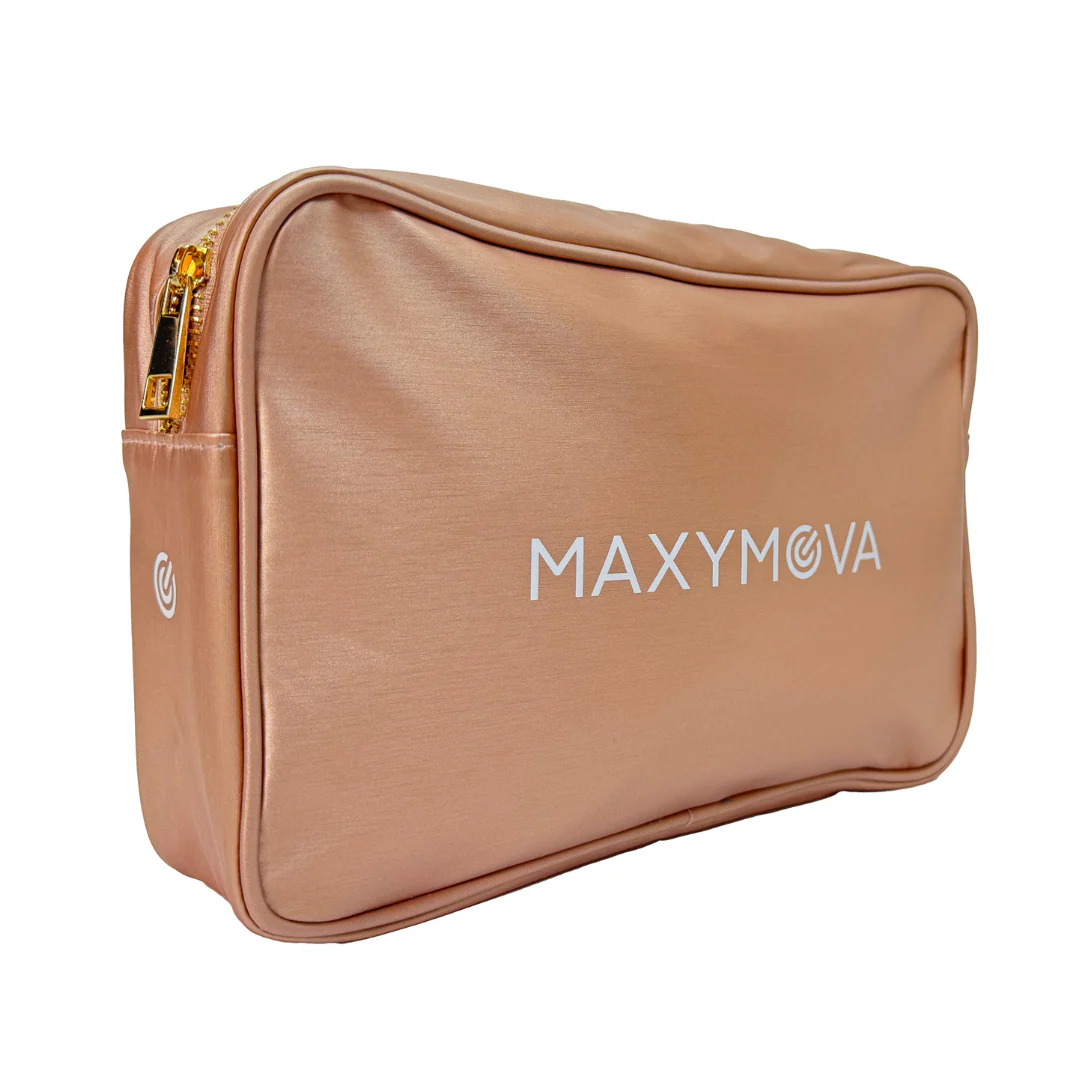 BOLSO DE BELLEZA MAXYMOVA, ORO ROSA