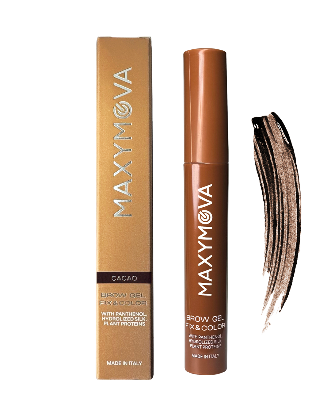 GEL PARA CEJAS CON COLOR PARA UNAS CEJAS MÁS LLENAS Y DEFINIDAS DURANTE TODO EL DÍA. MAXYMOVA