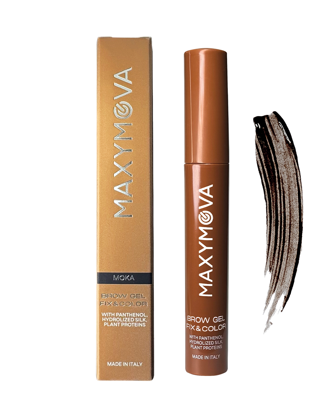 GEL PARA CEJAS CON COLOR PARA UNAS CEJAS MÁS LLENAS Y DEFINIDAS DURANTE TODO EL DÍA. MAXYMOVA