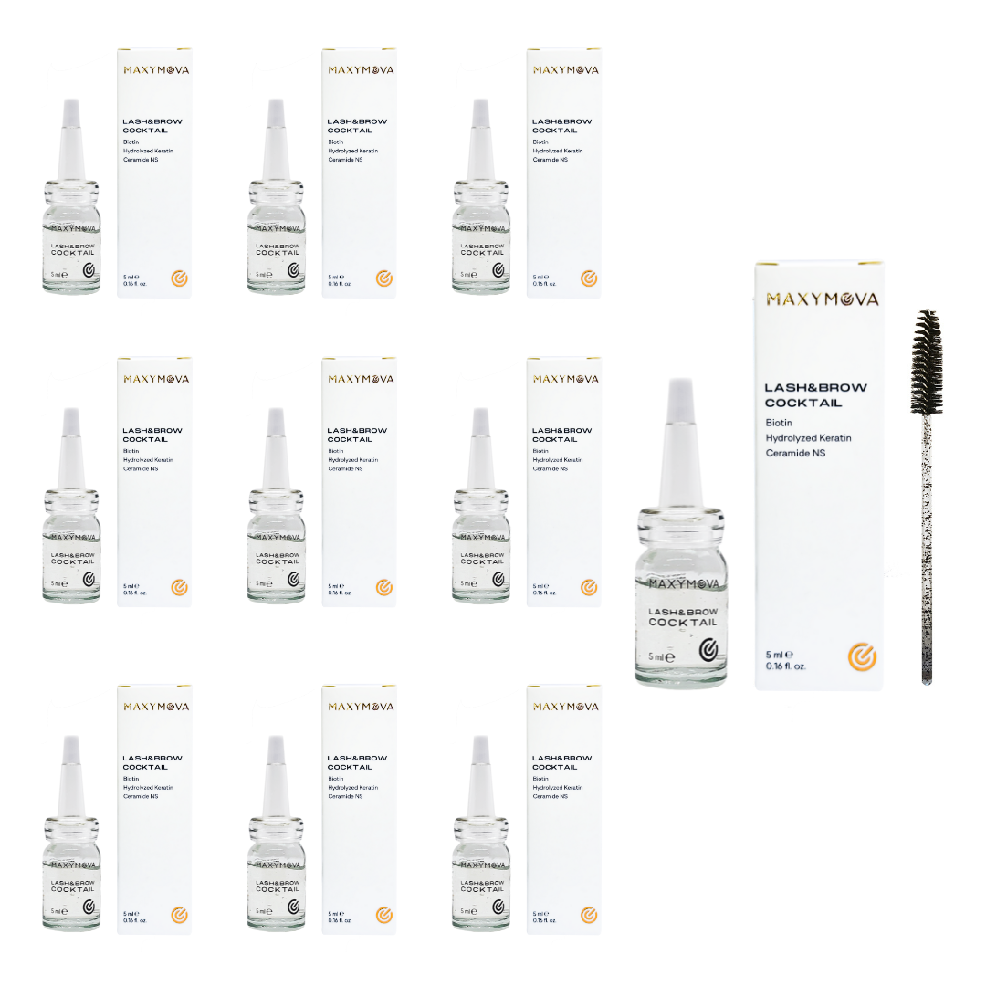 SET 10 SERUM LASH&BROW COCKTAIL 5 ML, MAXYMOVA