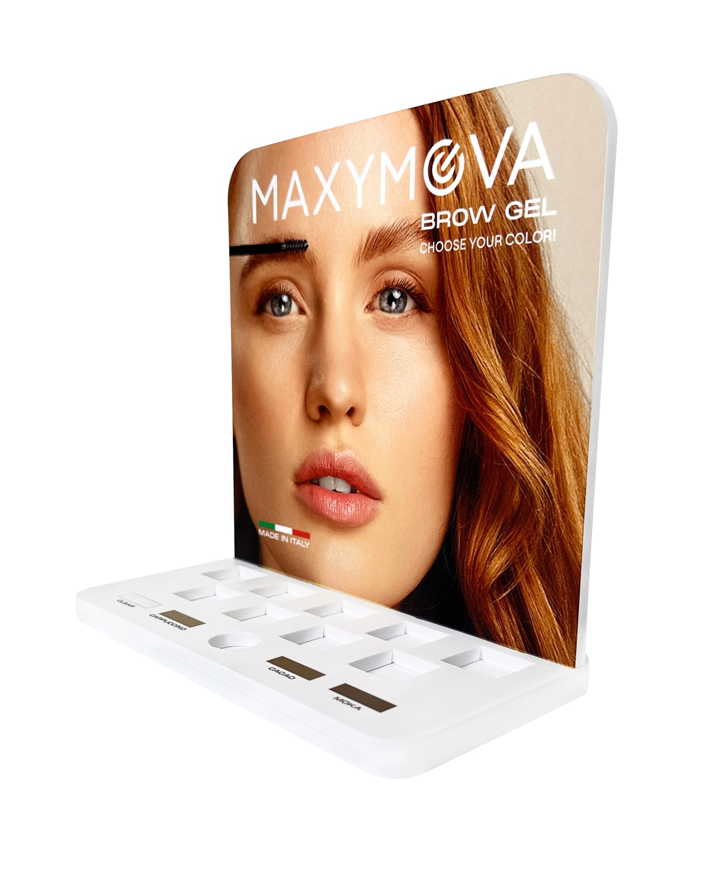 EXPOSITOR DE GEL PARA CEJAS VACÍO: ORGANICE, EXHIBE Y VENDA SIN ESFUERZO. MAXYMOVA