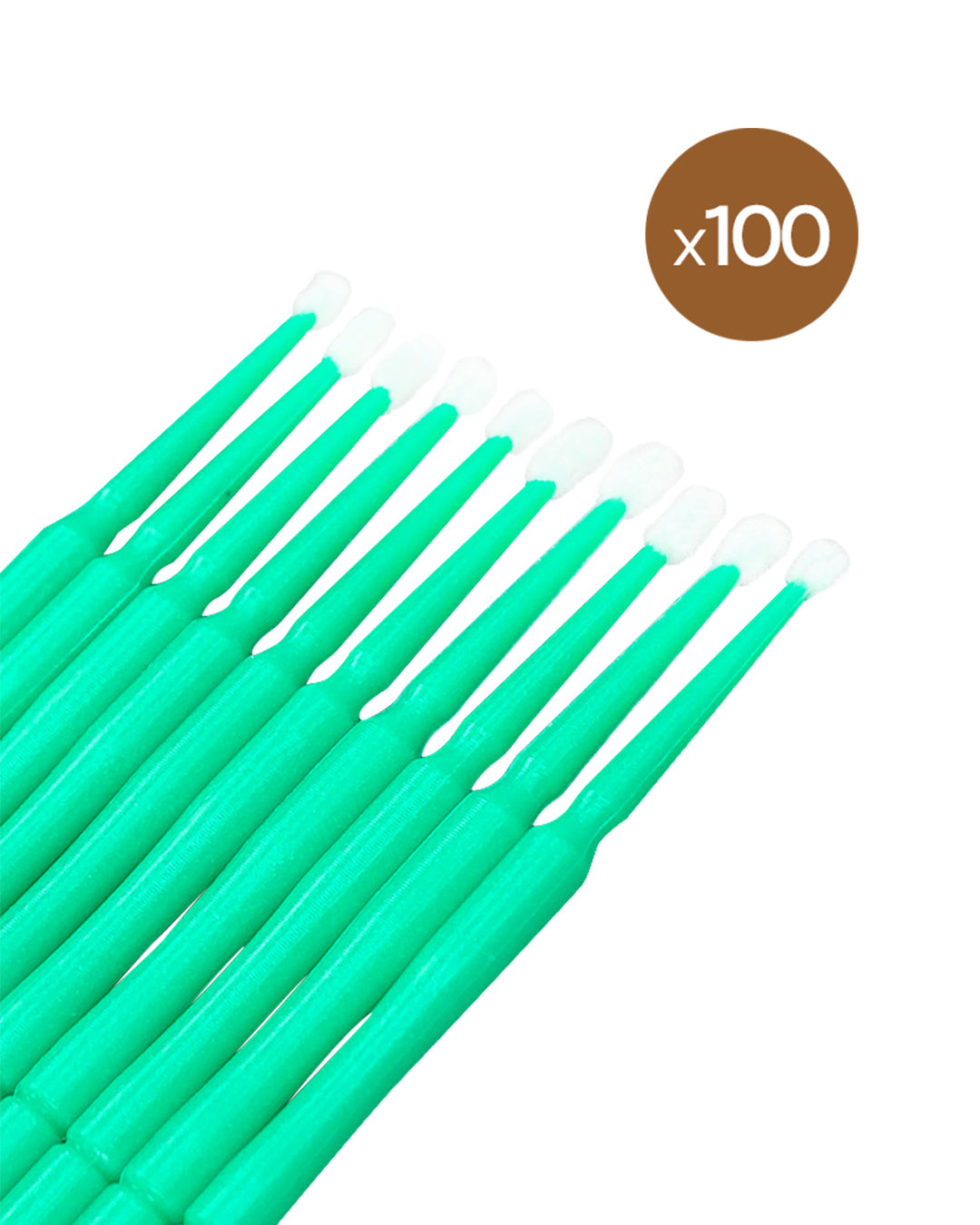APLICADORES MICROBRUSH - PAQEUTE DE 100 - CEPILLOS DE PUNTA DE PRECISION PARA LAMINACION Y EXTENSION DE PESTAÑAS
