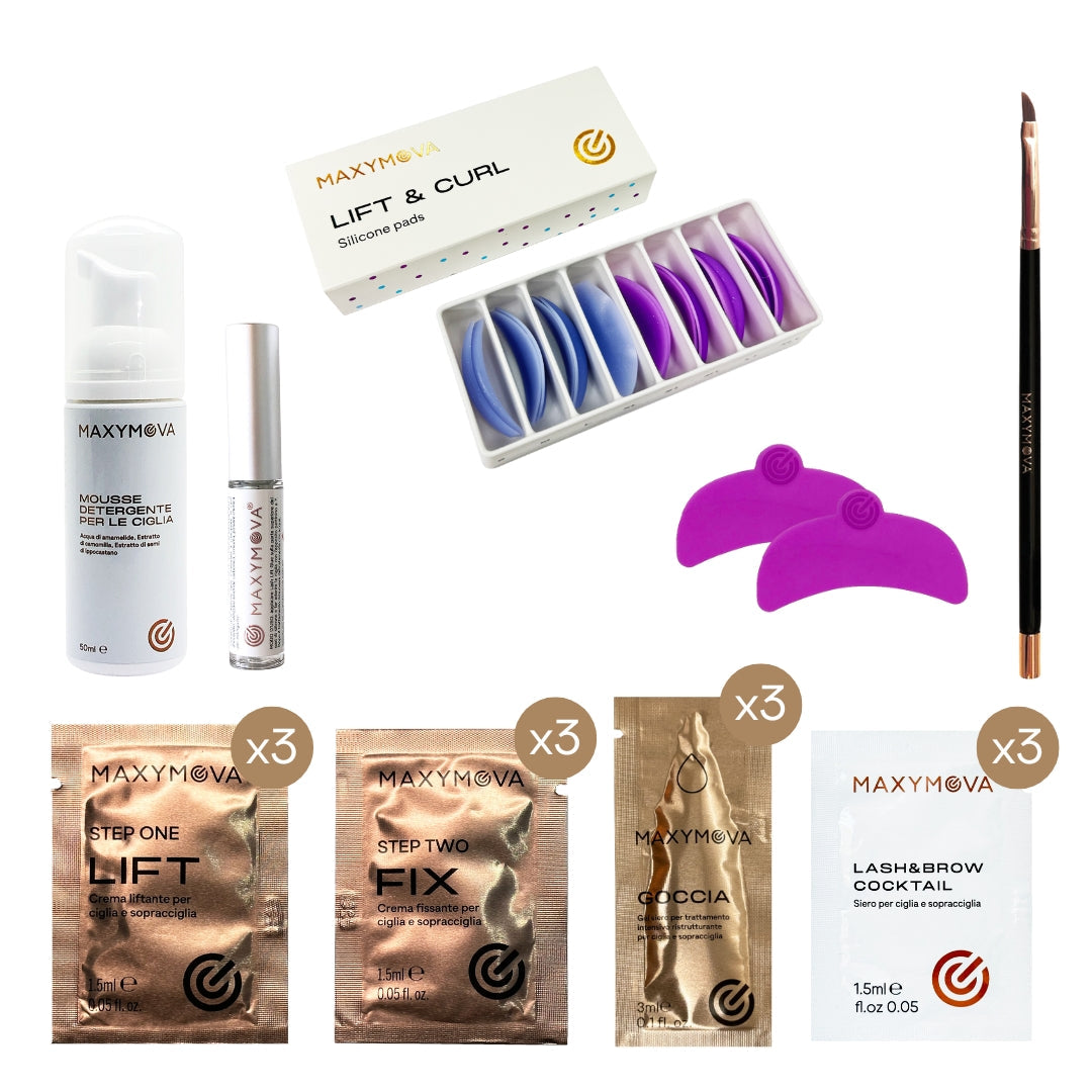 MINI KIT DE LAMINACIÓN DE PESTAÑAS Y CEJAS CON ACCESORIOS