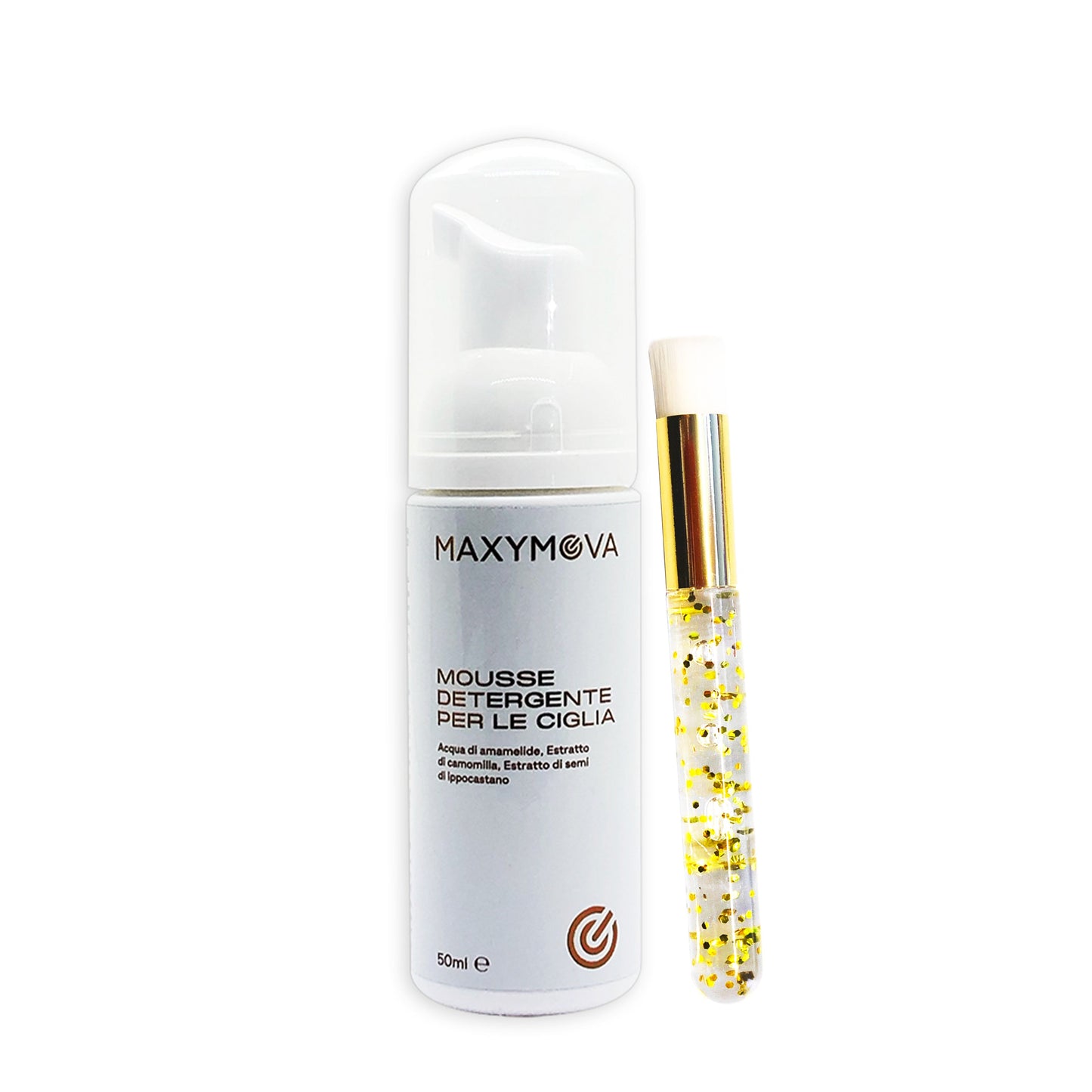 ESPUMA LIMPIADORA 50 ML PESTAÑAS & ROSTRO 50 ml + Cepillo de limpieza
