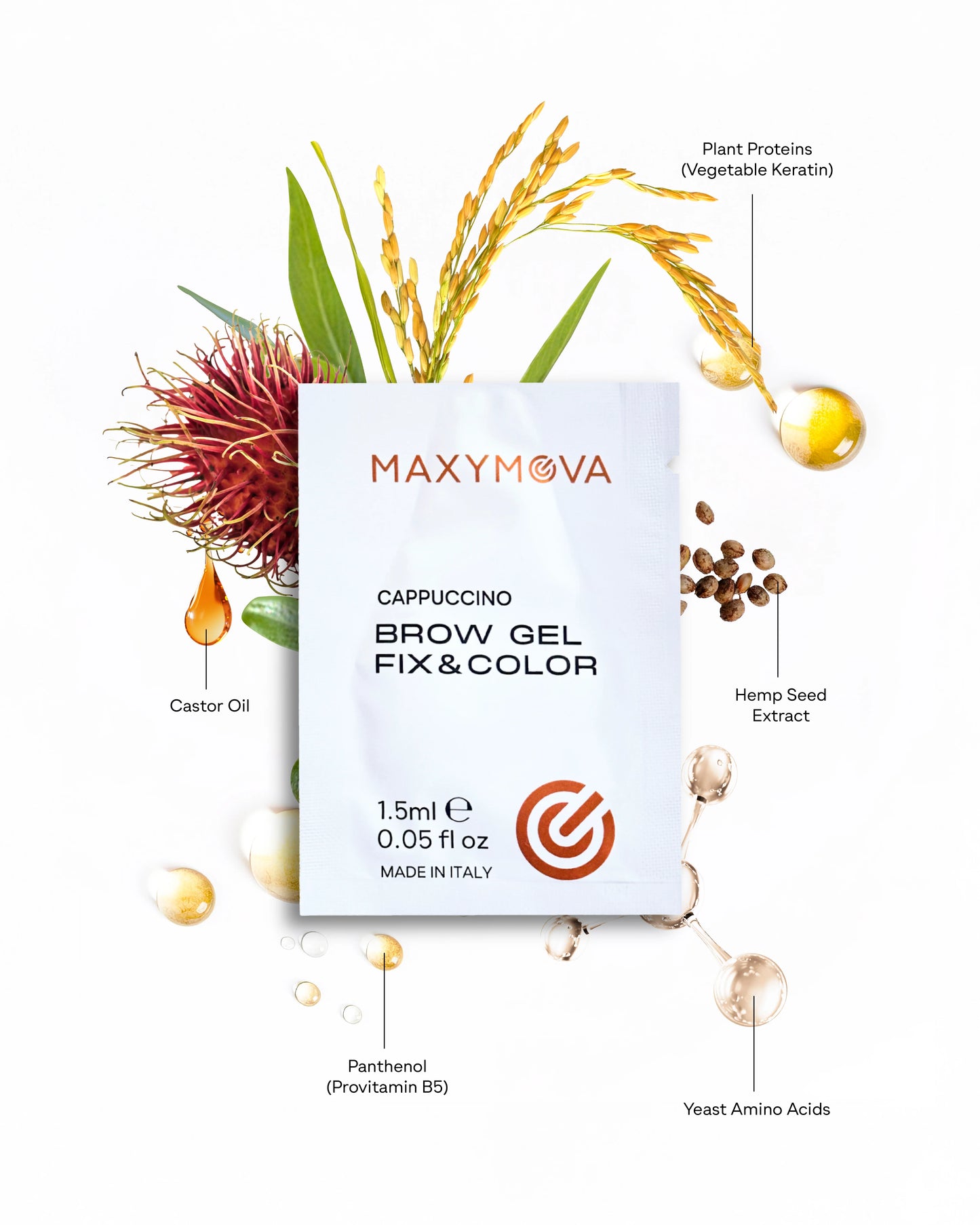 MONODOSIS GEL PARA CEJAS FIX&COLOR - TRATAMIENTO POSTERIOR LAMINACIÓN DE CEJAS PARA UNAS CEJAS MÁS LLENAS Y DEFINIDAS